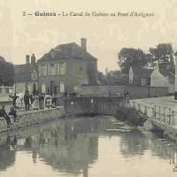 Guines pas de calais le canal cpa