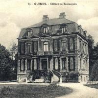 Guines pas de calais le chateau de tournepuits cpa