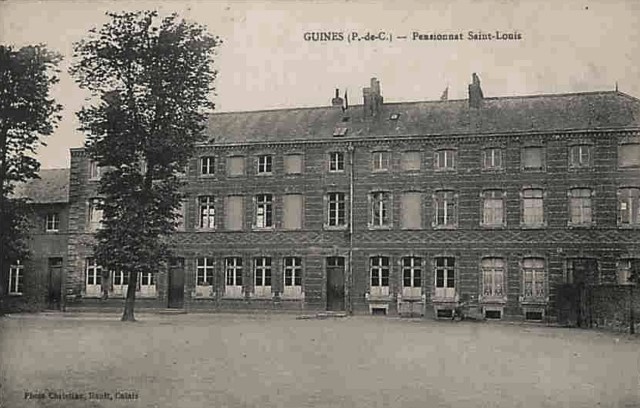 Guines pas de calais le pensionnat saint louis cpa