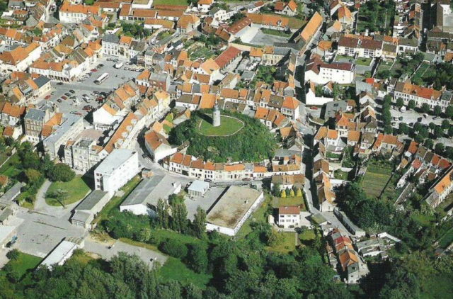 Guines pas de calais vue aerienne