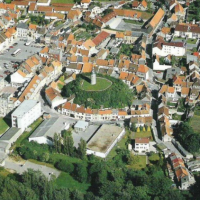 Guines pas de calais vue aerienne