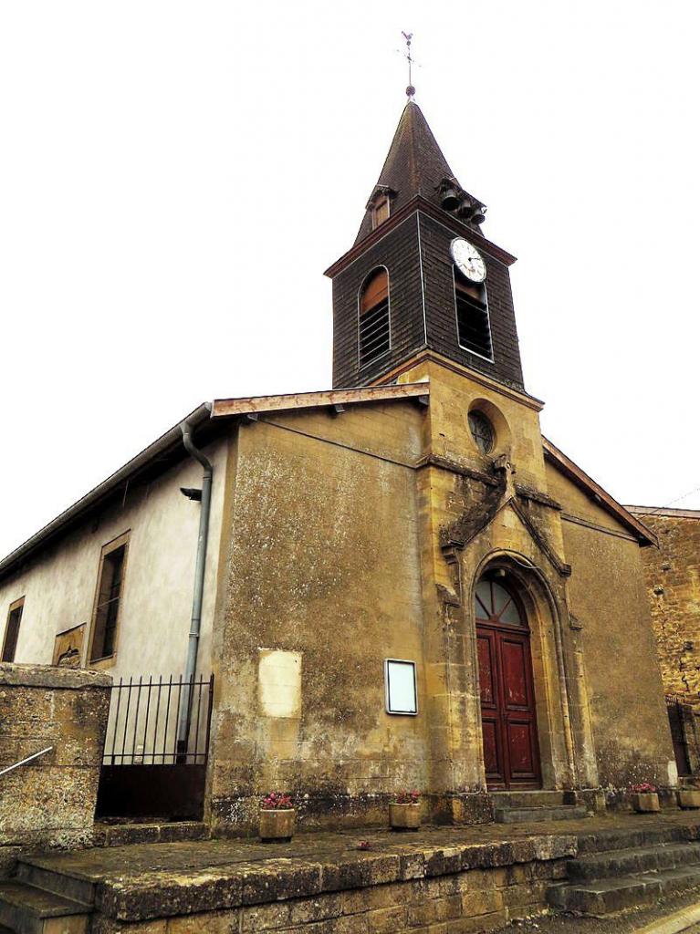 Han-lès-Juvigny (Meuse) L'église Saint-Jean-L'Évangéliste