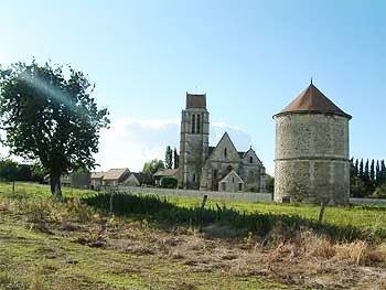 Haravilliers val d oise l eglise et le colombier