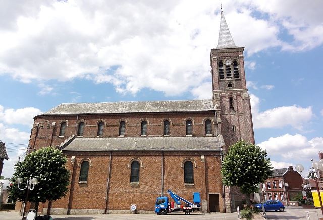 Haussy 59 l eglise saint pierre