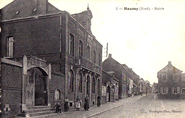 Haussy 59 la mairie cpa