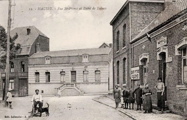 Haussy 59 la rue saint pierre cpa