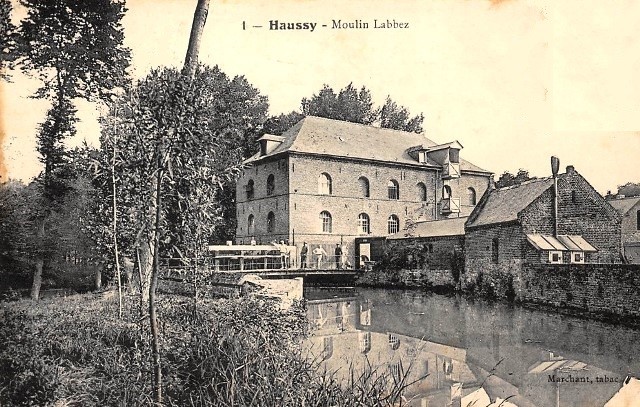 Haussy 59 le moulin labbez cpa