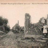 Haussy 59 les ruines 1914 cpa