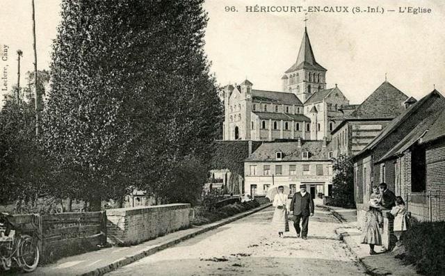 Hericourt en caux seine maritime l eglise saint denis cpa