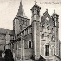 Hericourt en caux seine maritime l eglise saint denis cpa