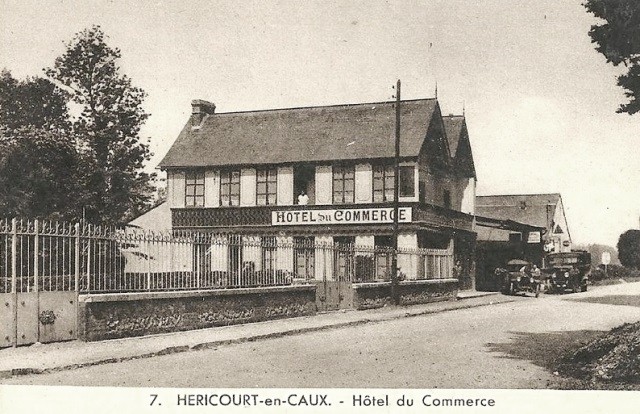 Hericourt en caux seine maritime l hotel du commerce cpa