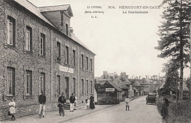 Hericourt en caux seine maritime la gendarmerie cpa