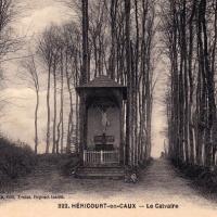 Hericourt en caux seine maritime le calvaire cpa