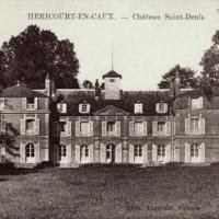 Hericourt en caux seine maritime le chateau saint denis cpa 