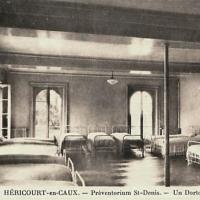 Hericourt en caux seine maritime preventorium dortoir cpa