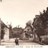 Hericourt en caux seine maritime route de doudeville cpa