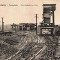 Hirson (Aisne) CPA les aiguillages du chemin de fer