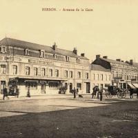 Hirson (Aisne) CPA l'avenue de la gare