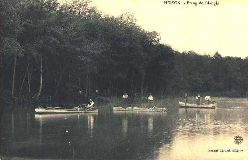 Hirson (Aisne) CPA Blangis l'étang