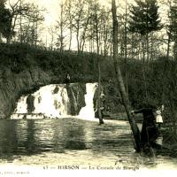Hirson (Aisne) CPA Blangis la cascade