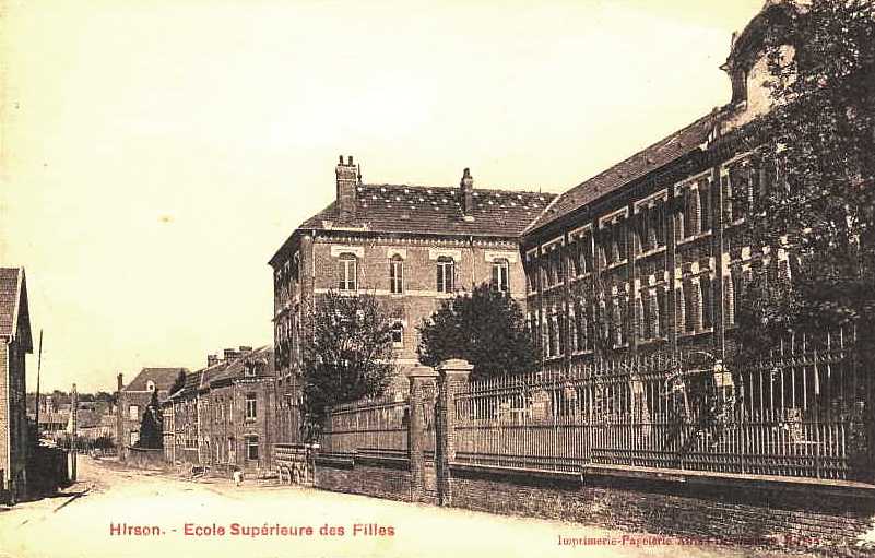 Hirson (Aisne) CPA l'école supérieure de filles