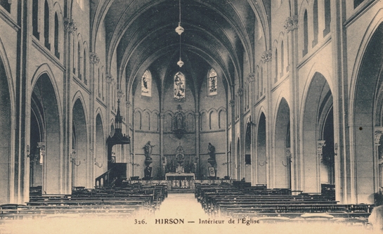 Hirson (Aisne) CPA l'église Notre-Dame-de-Lourdes