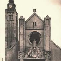 Hirson (Aisne) CPA l'église Sainte-Thérèse-de-l'enfant-Jésus