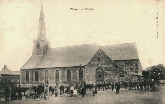 Hirson (Aisne) CPA l'église Notre-Dame-de-Lourdes