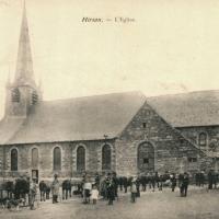 Hirson (Aisne) CPA l'église Notre-Dame-de-Lourdes