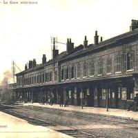 Hirson (Aisne) CPA la gare, côté voie