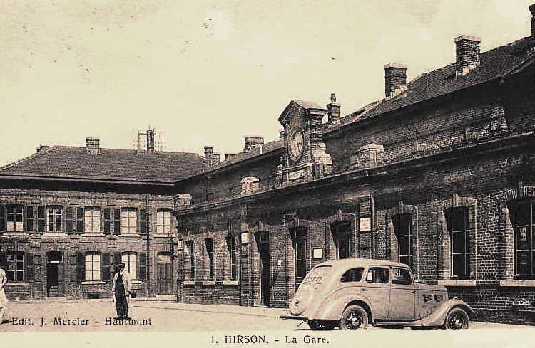 Hirson (Aisne) CPA la gare