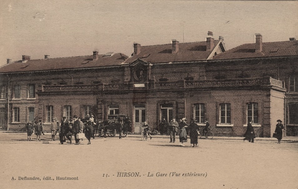 Hirson (Aisne) CPA la gare