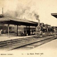 Hirson (Aisne) CPA la gare