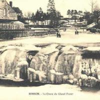 Hirson (Aisne) CPA la chute du Gland gelée