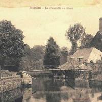 Hirson (Aisne) CPA la passerelle sur le Gland