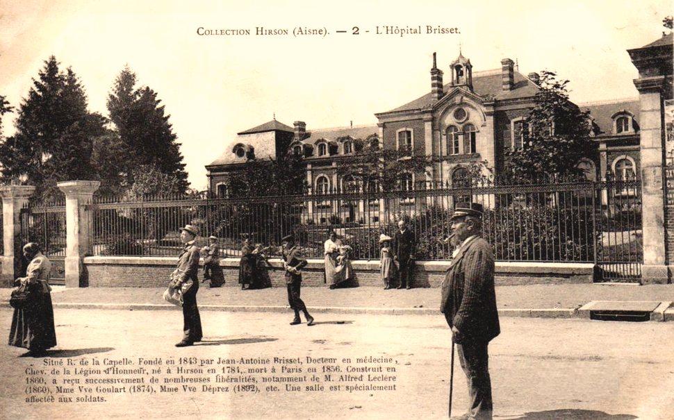 Hirson (Aisne) CPA l'hôpital Brisset