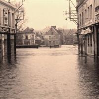 Hirson (Aisne) CPA les inondations en 1956