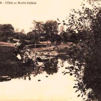 Hirson (Aisne) CPA l'Oise au moulin Delloue