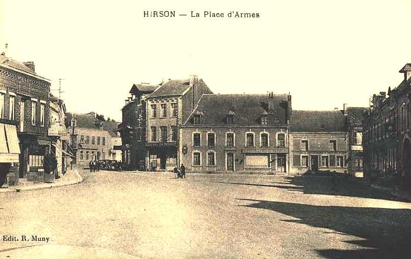 Hirson (Aisne) CPA la Place d'armes