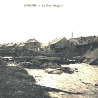 Hirson (Aisne) CPA le pont Magnier 1914-1918