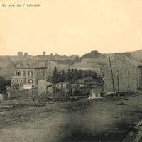 Hirson (Aisne) CPA la rue de l'industrie