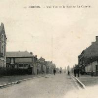 Hirson (Aisne) CPA la rue de la Capelle