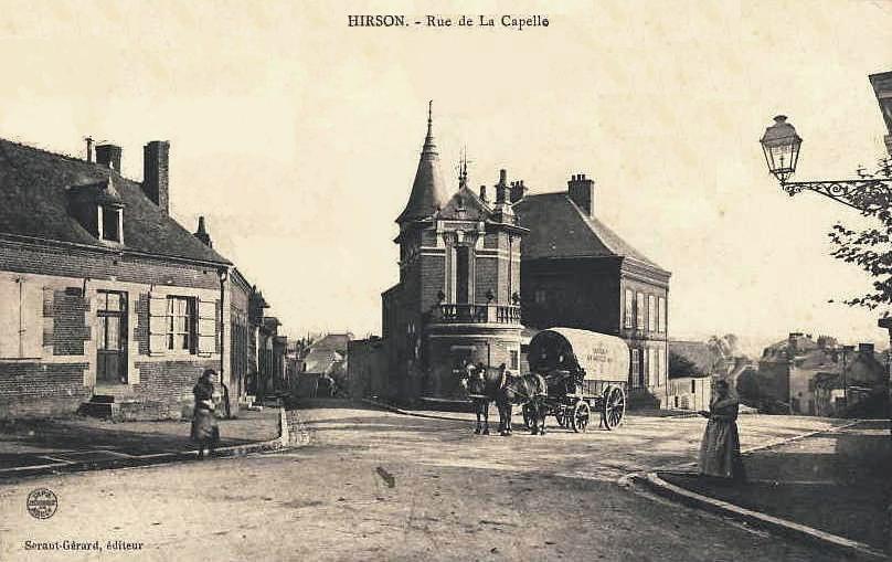 Hirson (Aisne) CPA la rue de la Capelle