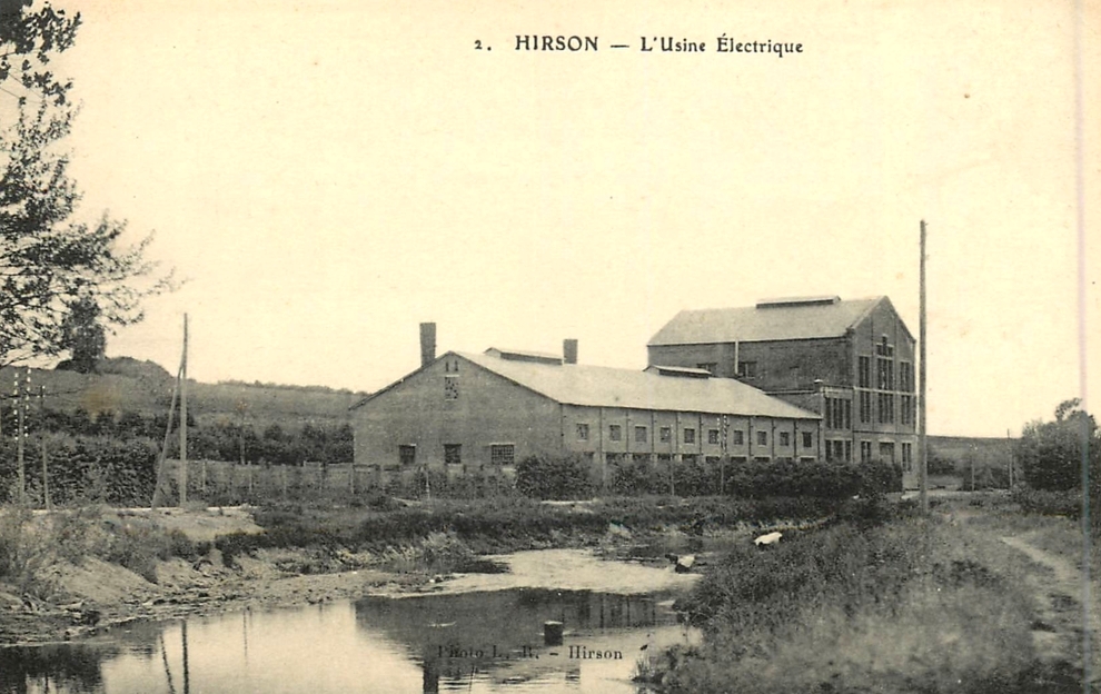 Hirson (Aisne) CPA l'usine électrique
