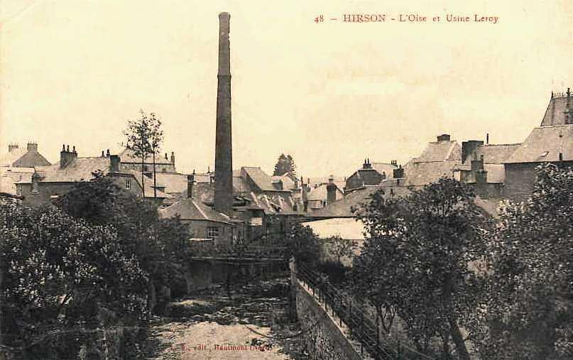 Hirson (Aisne) CPA l'usine Leroy