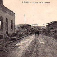 Hirson (Aisne) CPA le viaduc et la rue de Lorraine en 1914