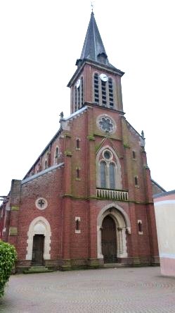 Hirson (Aisne) l'église Notre-Dame-de-Lourdes