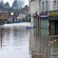 Hirson (Aisne) les inondations de janvier 2011