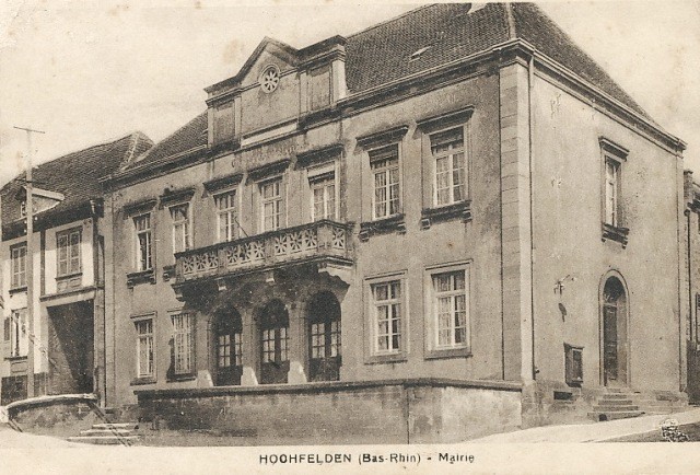 Hochfelden 67 l'hôtel de ville cpa
