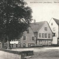 Hochfelden 67 la place du marche cpa